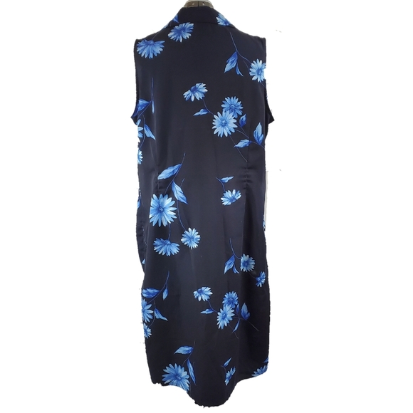 SOLD: Blue floral dress - Picture 2 of 4